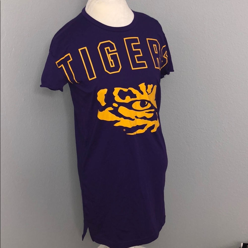 Victoria’s Secret LSU Tigers T-Shirt Dress XS NWT